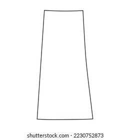 Map of the Saskatchewan province of Canada in white color isolated on white background. Vector illustration