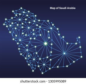Map of Saudi Arabia