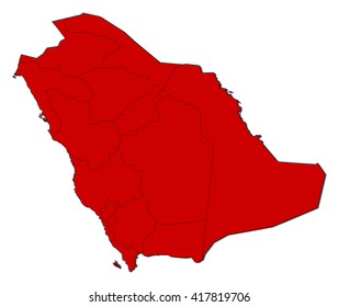 Map - Saudi Arabia