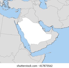 Map - Saudi Arabia