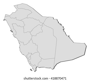 Map - Saudi Arabia