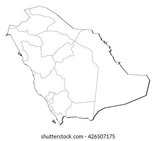 Map - Saudi Arabia