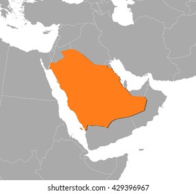 Map - Saudi Arabia