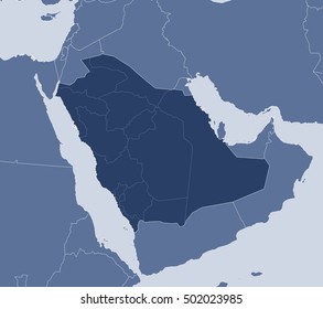 Map - Saudi Arabia