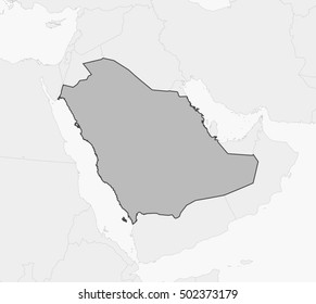 Map - Saudi Arabia