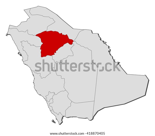 Map Saudi Arabia Hail Stock Vector (Royalty Free) 418870405 | Shutterstock