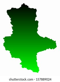 Map of Saxony-Anhalt