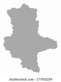 Map of Saxony-Anhalt