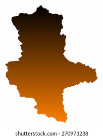Map of Saxony-Anhalt
