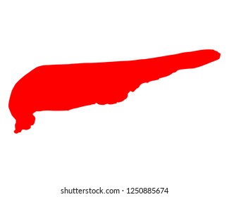 Map of Schiermonnikoog