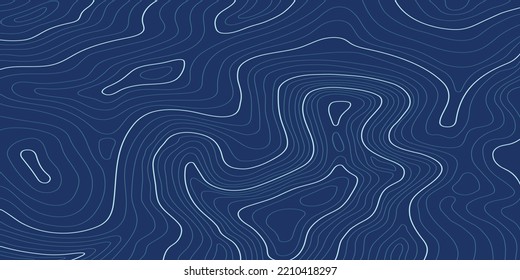 map of the sea on a blue background