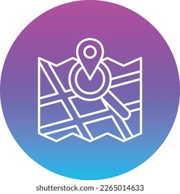 Map Search vector icon. Can be used for printing, mobile and web applications.