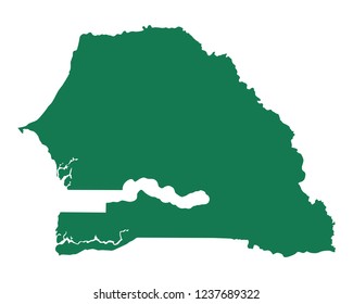 Map of Senegal
