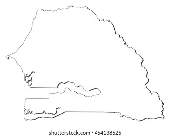 Map - Senegal