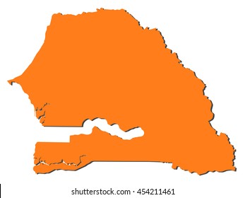 Map - Senegal