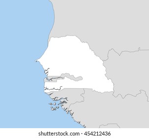 Map - Senegal