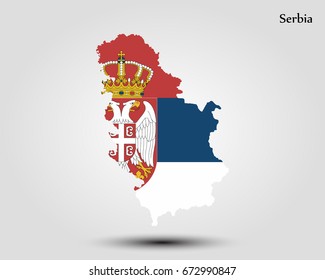 Map of Serbia