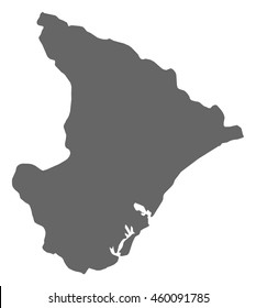 Map - Sergipe (Brazil)