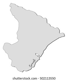 Map - Sergipe (Brazil)