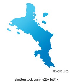 Map of Seychelles