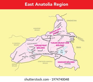 
Map Showing The Geographical Location Of The Eastern Anatolia Region