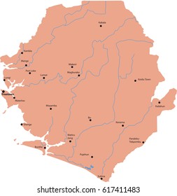 map sierra leone