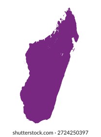 Mapa de Madagascarсar, silhueta de sinais. World Map Globe (em inglês). Ilustração de vetor isolada em fundo branco. continente africano.