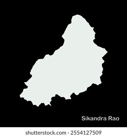 Map of Sikandra Rao Block, Hathras District, Uttar Pradesh State, Republic of India, Government of  Uttar Pradesh, Indian territory, Eastern India, politics, village, tourism