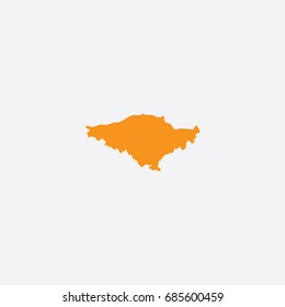 Map of Silistra Province - Bulgaria Vector Illustration Silhouette Design
