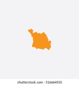 Map of Sincelejo Vector Illustration