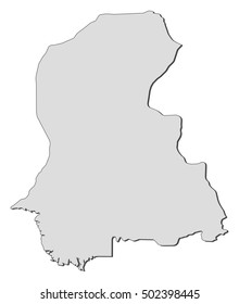Map - Sindh (Pakistan)