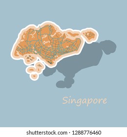 Map of Singapore