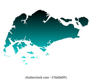 Map of Singapore