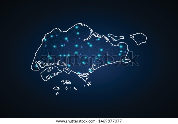 Download Map Singapore Wire Frame 3d Mesh Stock Vector Royalty Free 1469877077