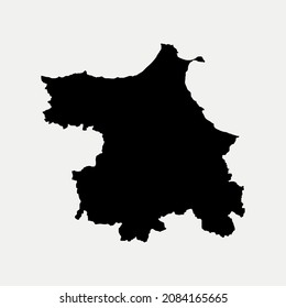Karte Sinop - Türkei Region Umriss Silhouette Vektorgrafik
