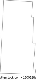 Map Of Sioux County In State Of Nebraska