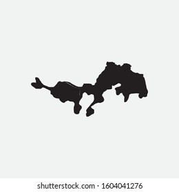 Map of Sisli - Istanbul - Turkey graphic element Illustration template design