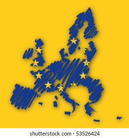 Map sketch Europe
