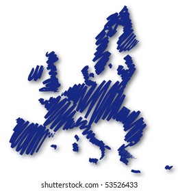 Map sketch Europe