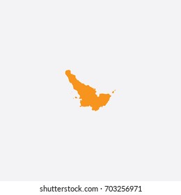 Map of Skopelos - Greece Vector Illustration