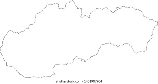 the map of slovakia state