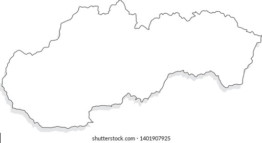 the map of slovakia state