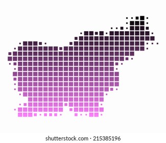Map of Slovenia