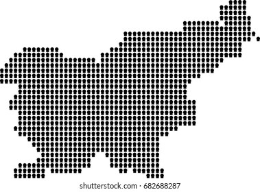 Map of Slovenia