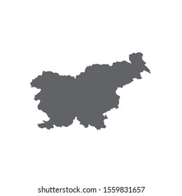 map of Slovenia. Vector illustration