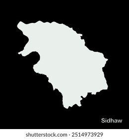 Mapa de Sodhaw Block, distrito de Champaran, estado de Bihar, República de la India, gobierno de Bihar, territorio indio, India oriental, política, aldea, turismo