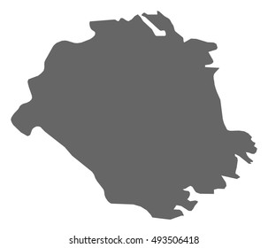 Map - Soedermanland County (Sweden)