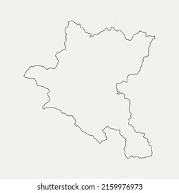 Map of Sofia - Bulgaria outline silhouette vector illustration
