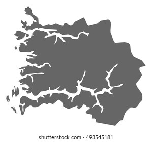 Map - Sogn og Fjordane (Norway)