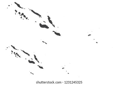Map - Solomon Island Couple Set , Map of Solomon Island,Vector illustration eps 10.